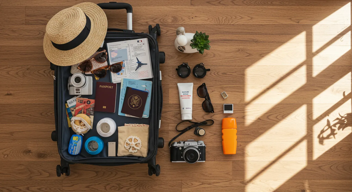 여행 준비물 캐리어
