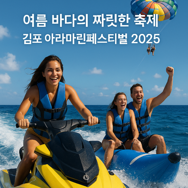 김포 아라마린페스티벌 2025, 여름의 바다를 즐기는 가장 짜릿한 방법