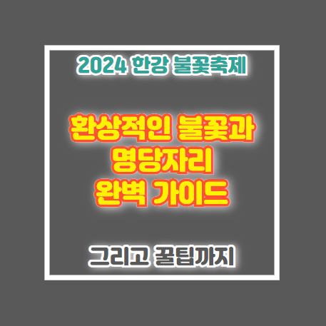 여의도 한강 불꽃 축제