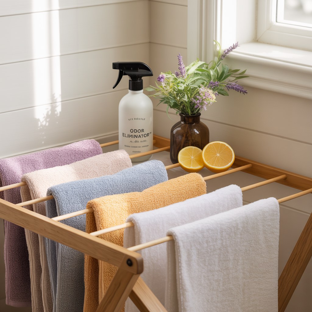 빨래 냄새 제거하는 효과적인 방법