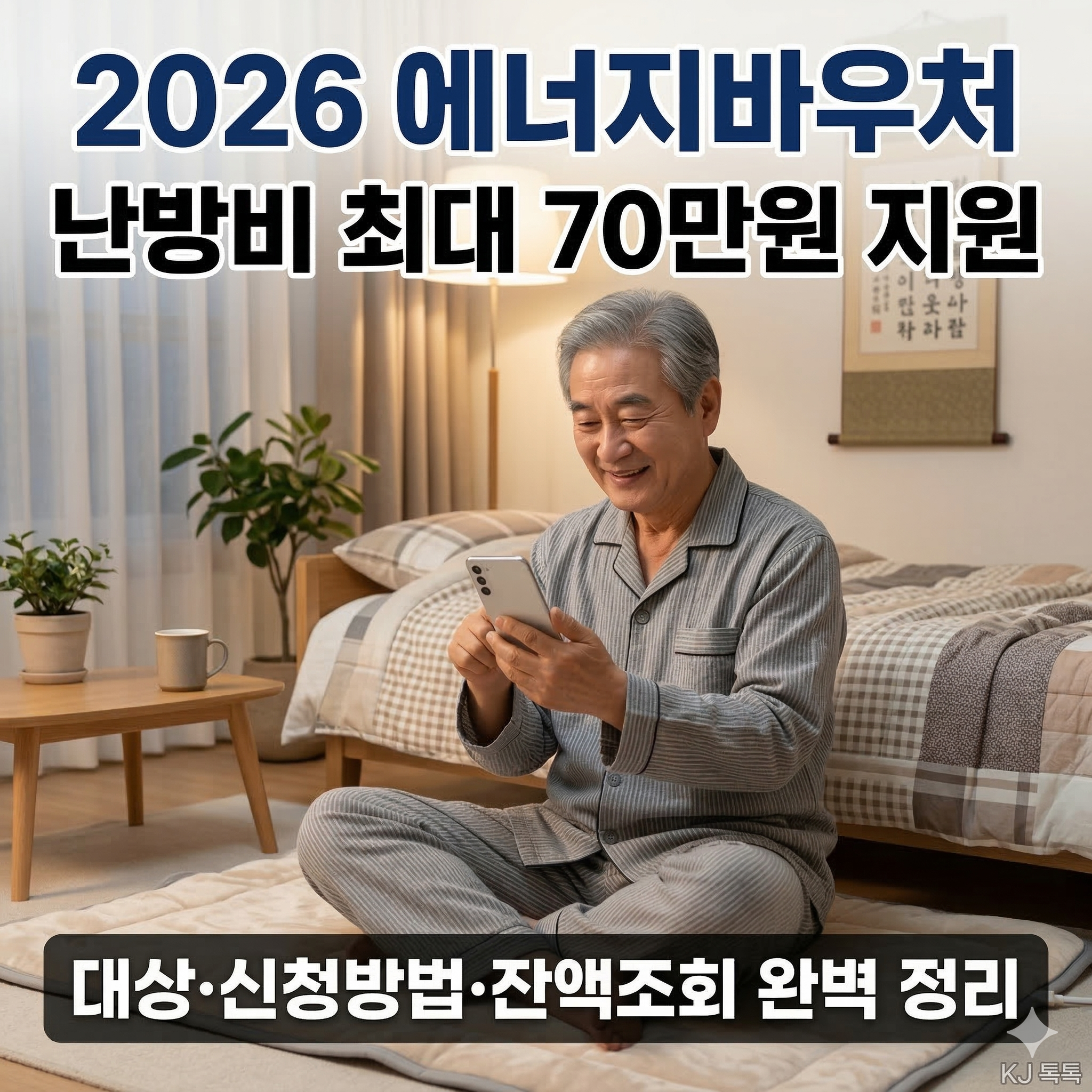 2026 에너지바우처 완벽 정리 (대상자격·지원금액·신청방법·잔액조회)