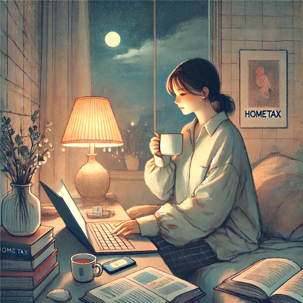 홈택스 손택스 원클릭 환급서비스 신청방법 관련 사진