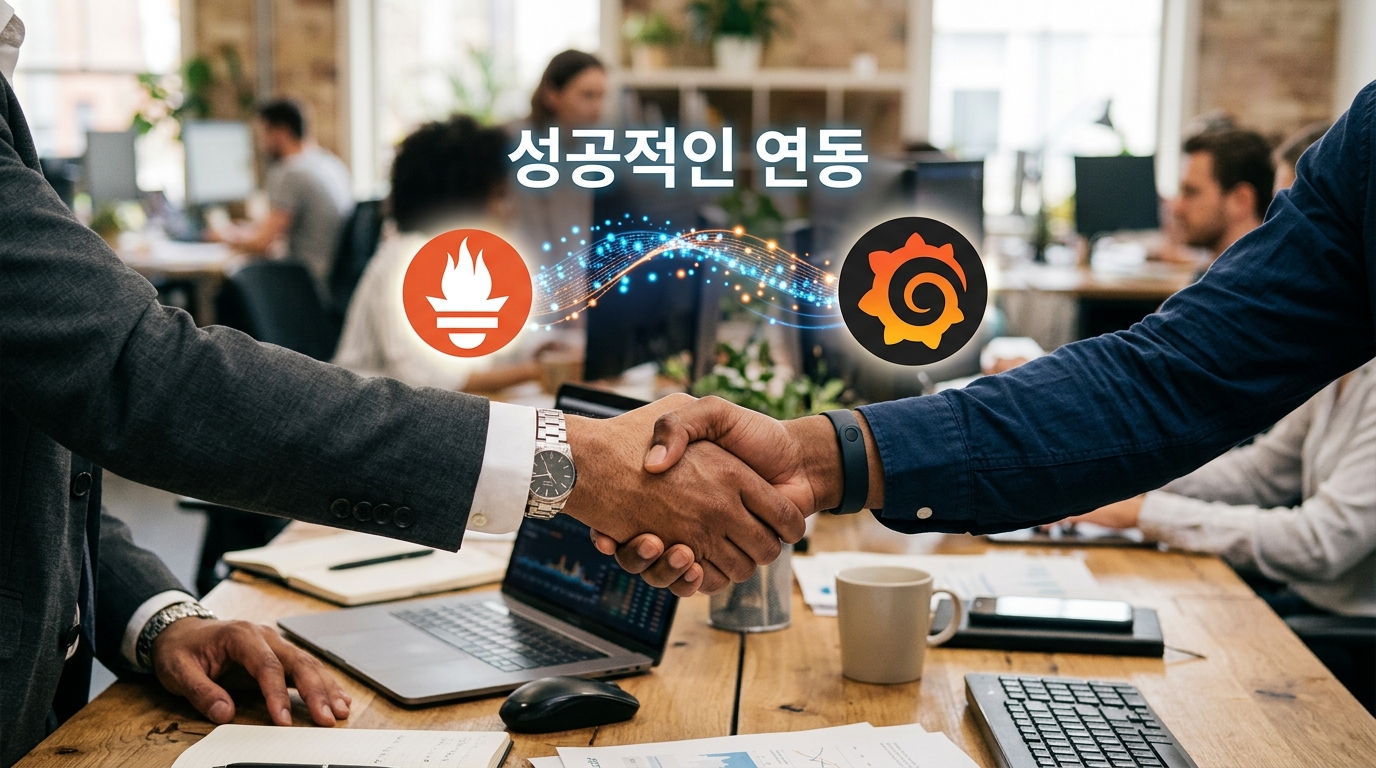 실행 방법: 터미널에서 docker-compose up -d를 입력하세요. 그다음 브라우저에서 localhost:3000에 접속하면 화려한 그라파나 화면이 반겨줄 거예요!