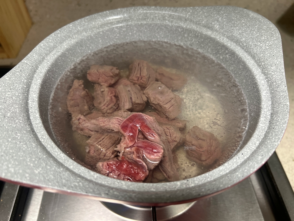 40초만 데치면 됩니다