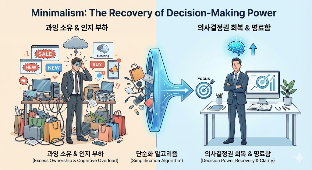 미니멀리즘의 본질: 소유가 아닌 '의사결정권'의 회복