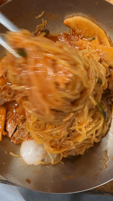 비빔밀면