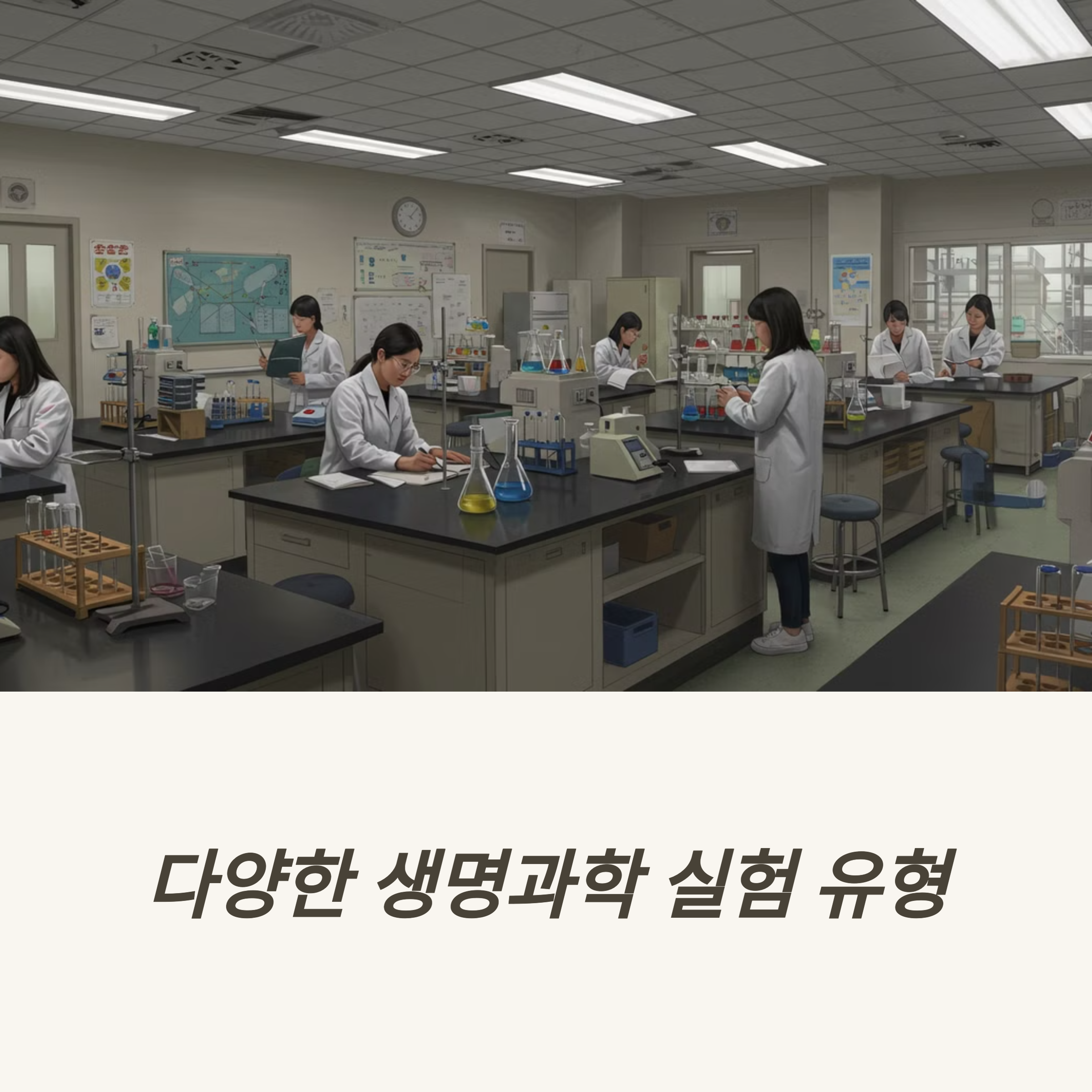생명과학 실험 유형 안전수칙 필요한 도구들 가이드