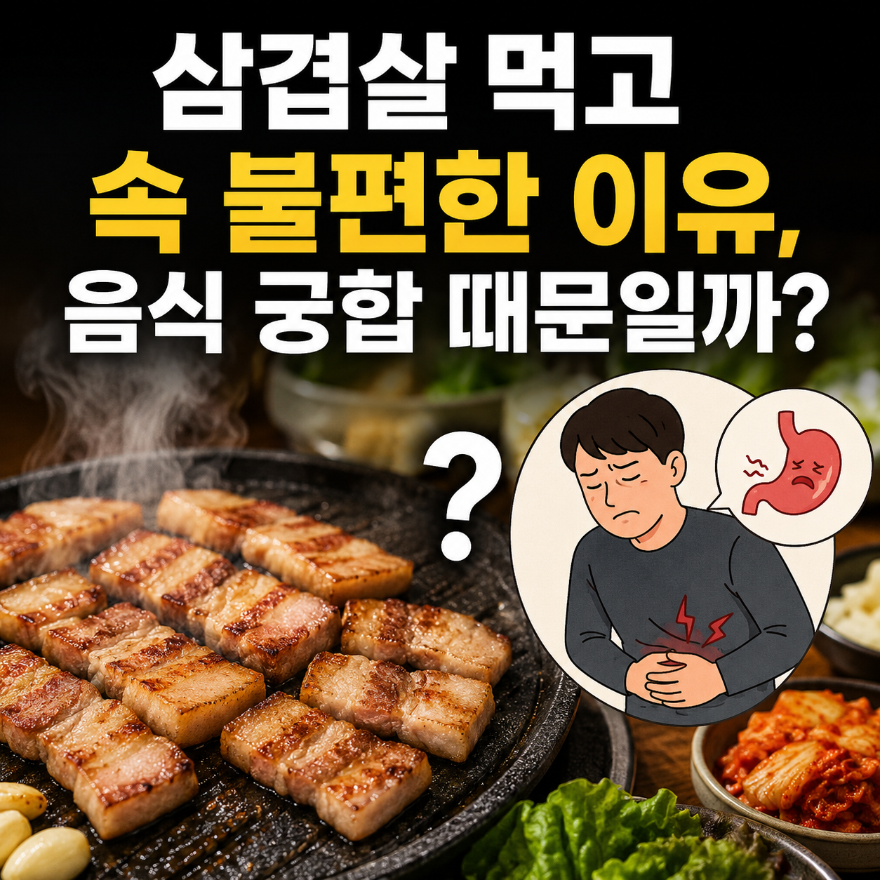 기름진 음식과 궁합 안 좋은 음식