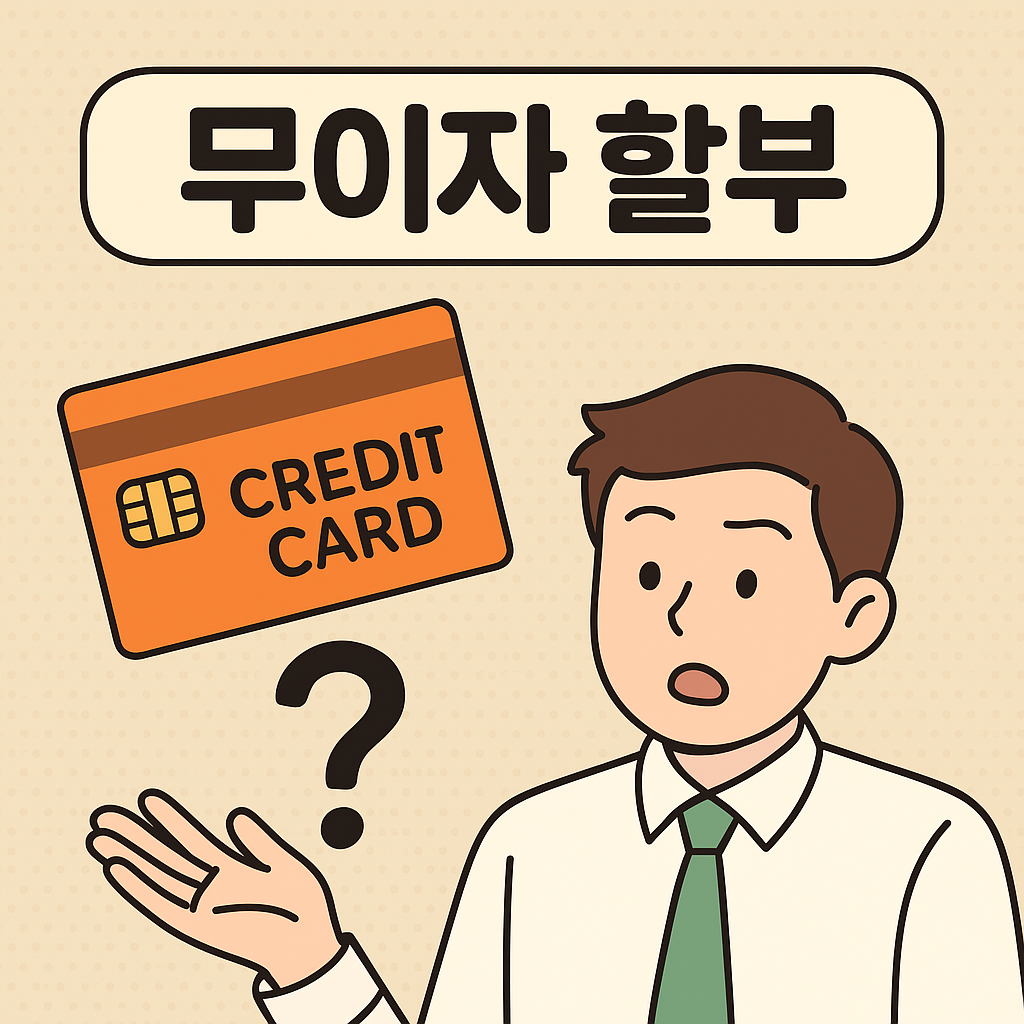 신용카드 무이자 할부의 진실, 정말 혜택일까?