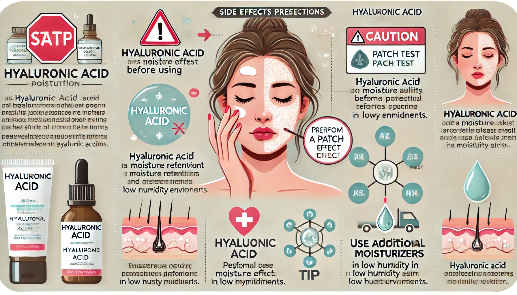 히알루론산의 부작용 및 주의사항