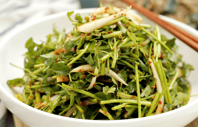 미나리를 활용한 요리