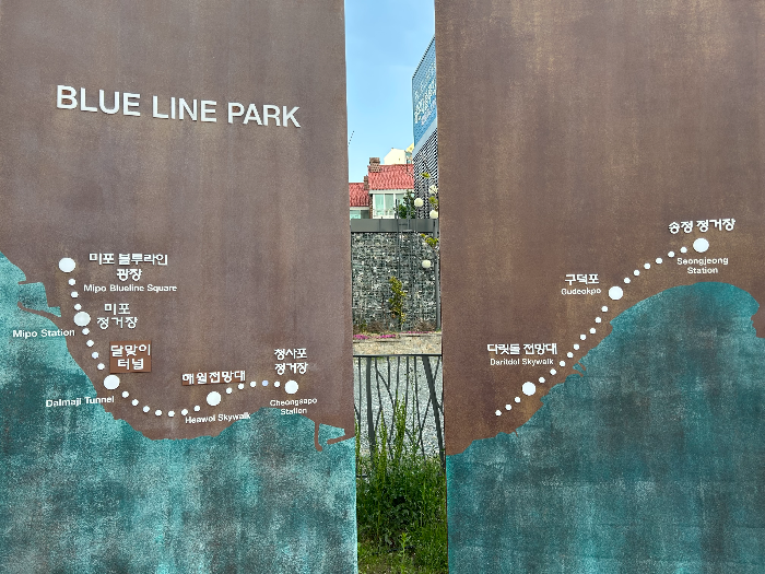 해변열차 노선도