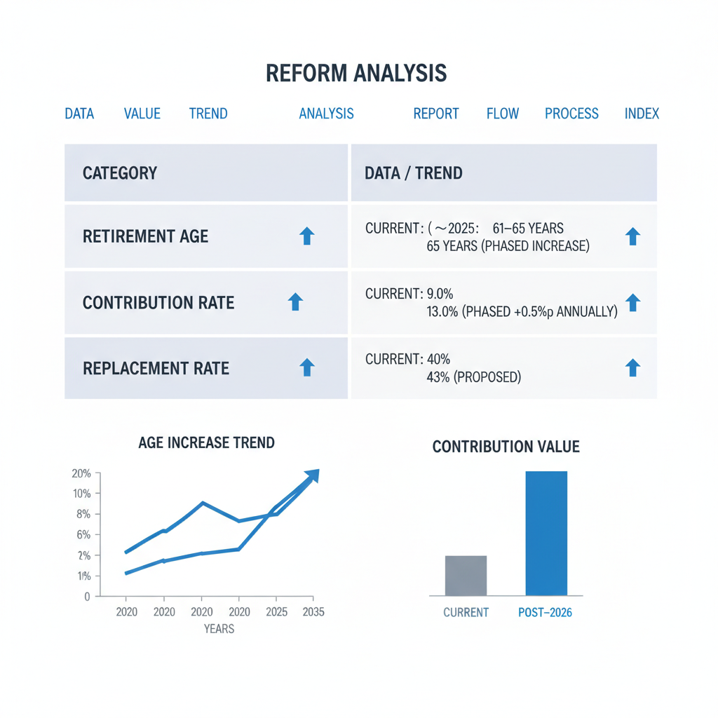 출생연도별 수령 나이 및 개편 영향 분석
