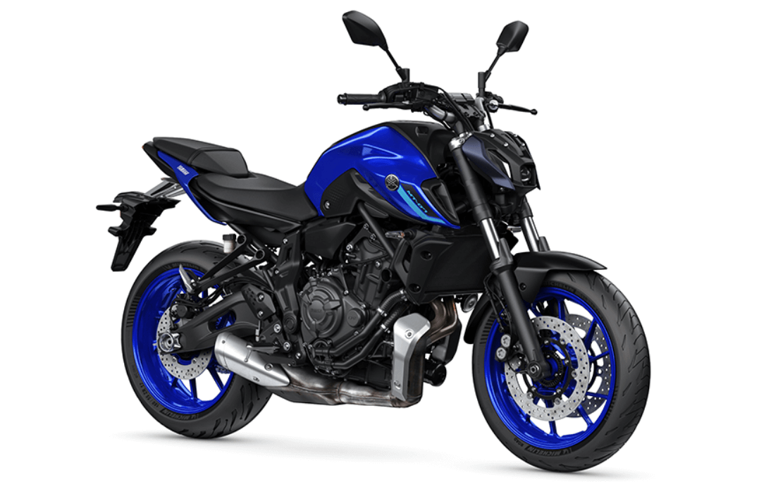 파란색 오토바이