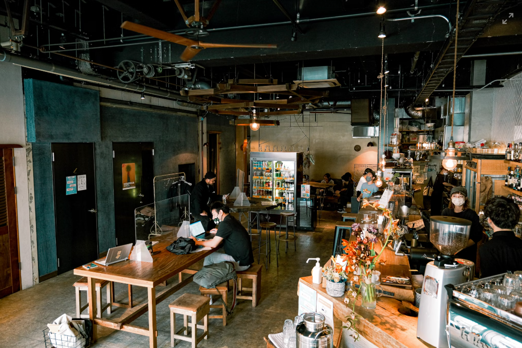 industrial cafe 관련 이미지