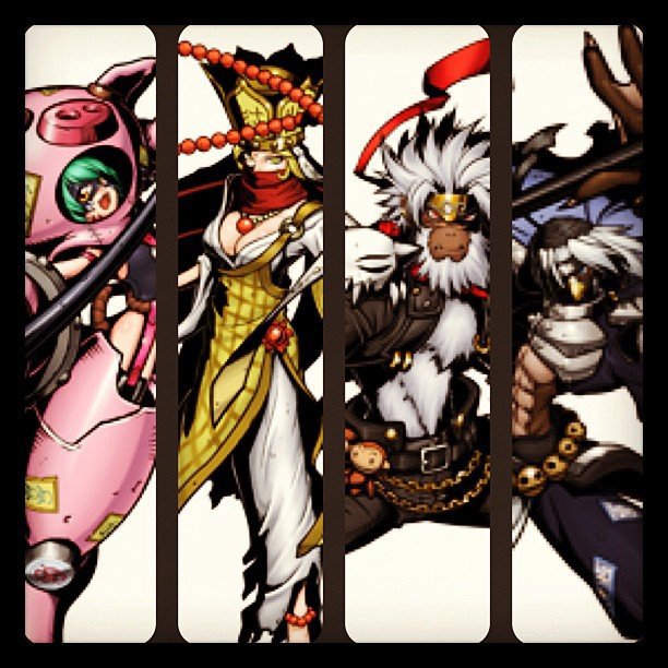 서유기를 모티브로 한 디지몬 / 손오공몬 사고몬 초핫카이몬 삼장몬