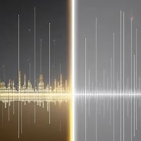 노벨물리학상2025: 거시적 양자터널링 현상의 증거가 되는 특정 주파수에서만 반응하는 데이터를 상징적으로 나타낸 이미지.