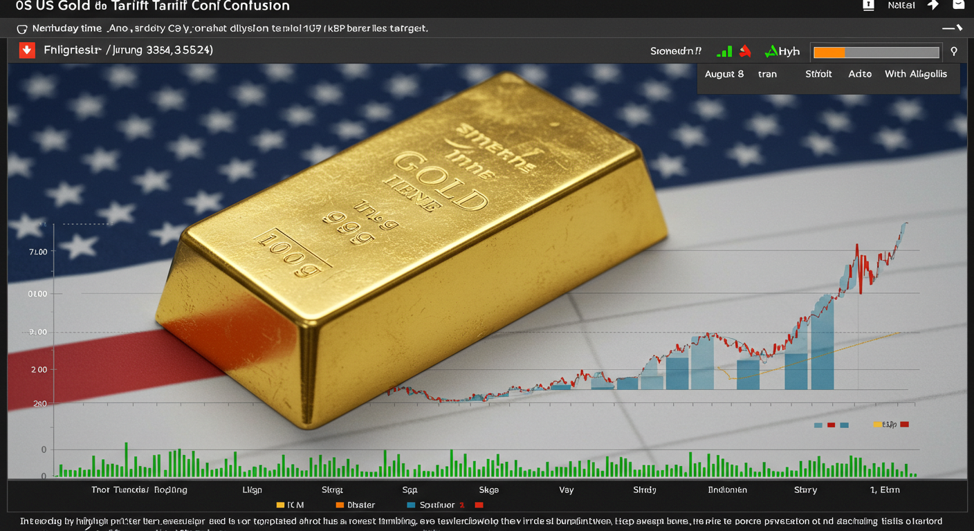 미국 금 관세 혼선