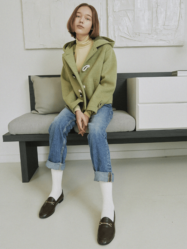 가니송 더플코트