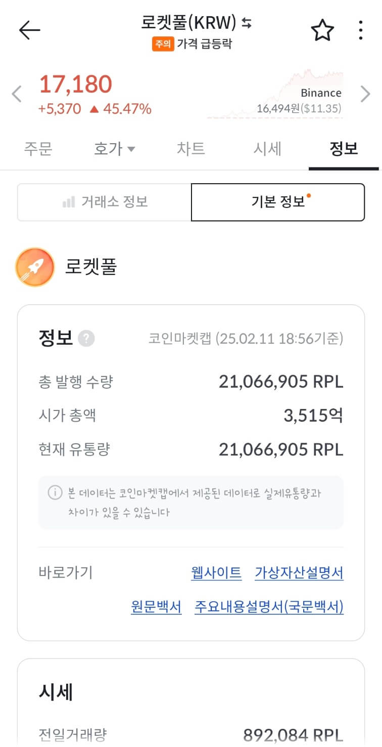 로켓풀 코인 시세 전망