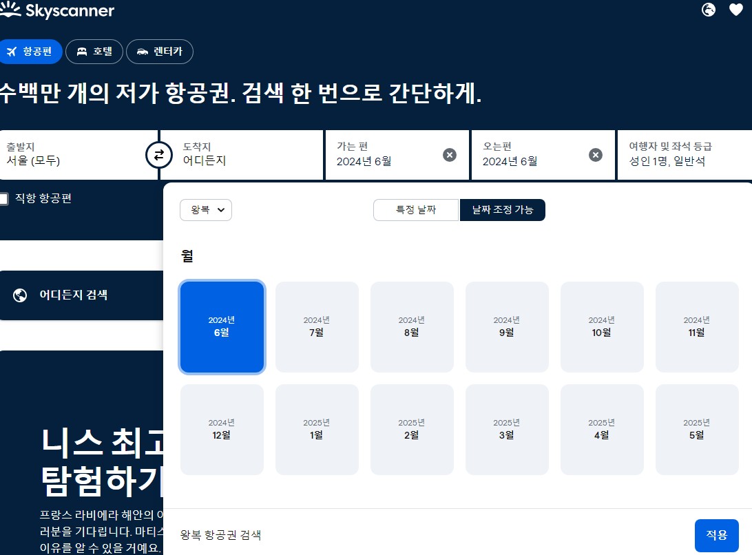 땡처리 항공권