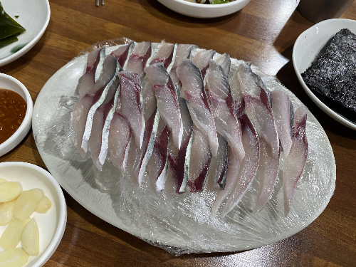 제주 자연수산 본점 고등어회