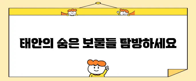 태안에서 꼭 방문해야 할 최고의 10곳