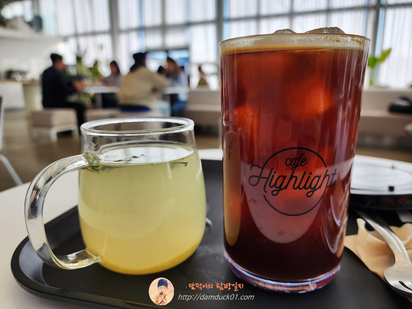 레몬티 & 아이스 아메리카노(플랫 블랜딩)