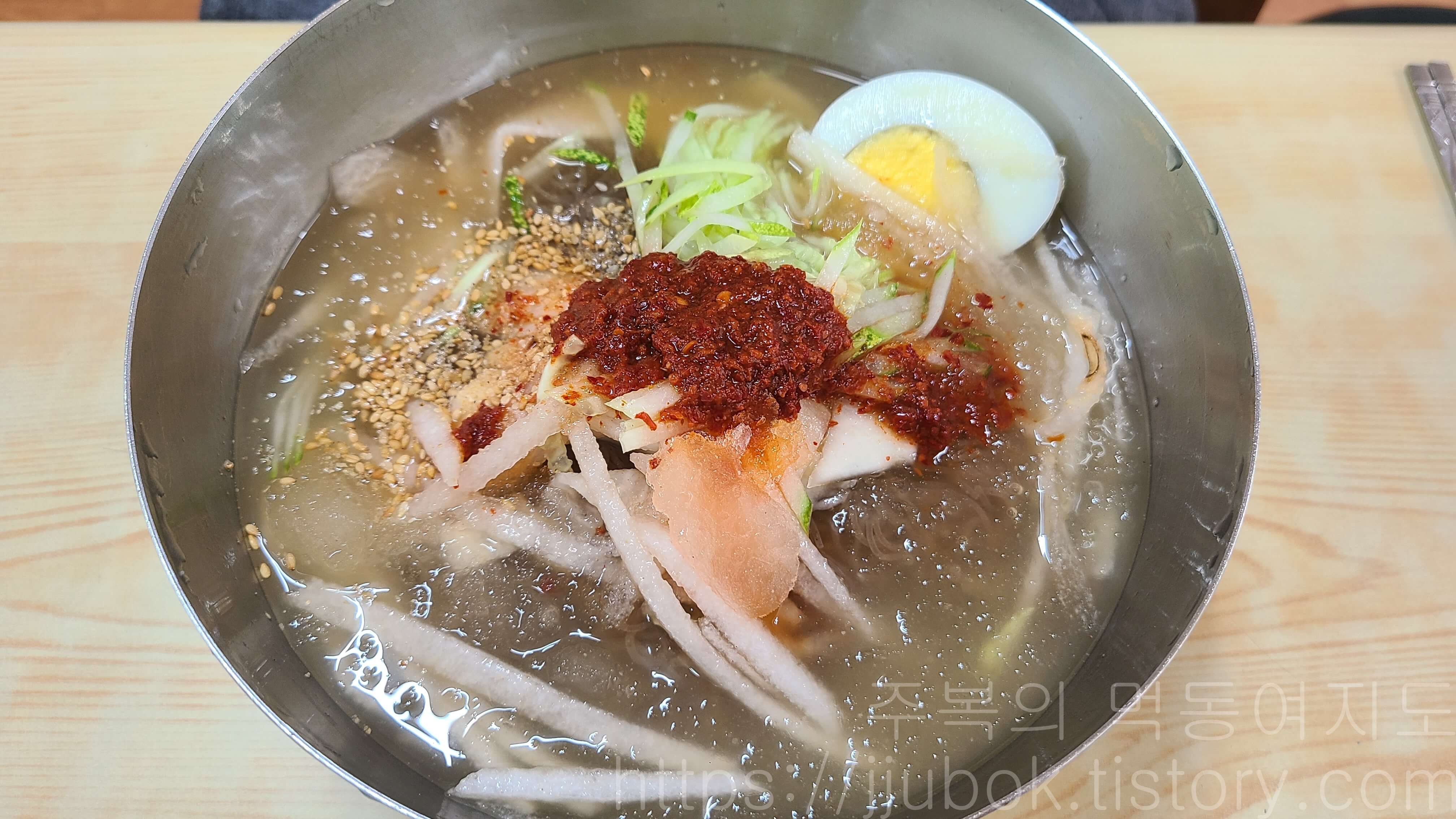 찬가락냉면-물냉면