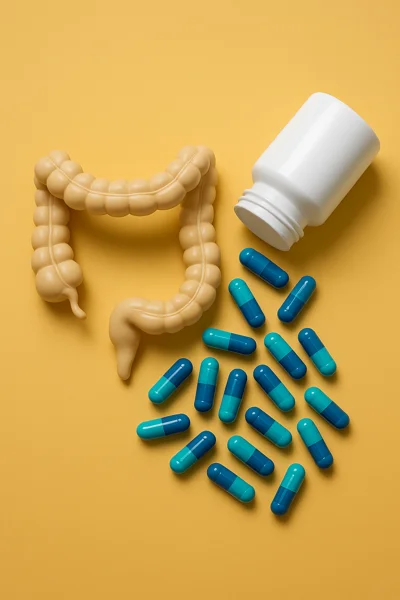 장 건강이 무너진 상태 이미지