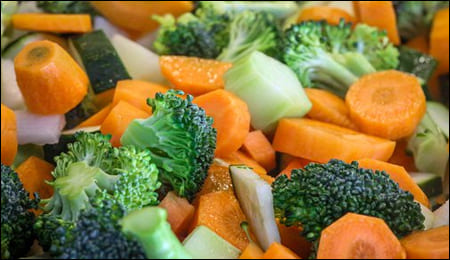 브로콜리와 당근 샐러드