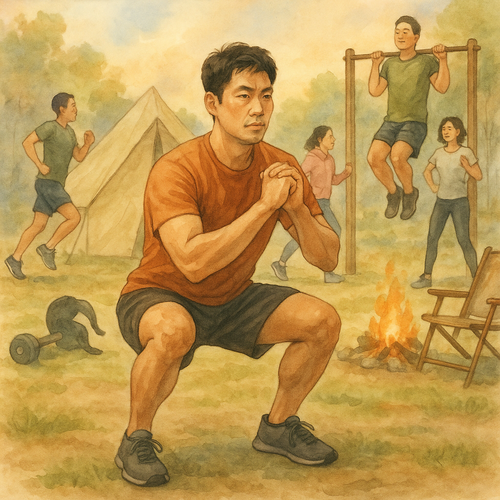 캠핑중-체력-높이는-운동-5가지