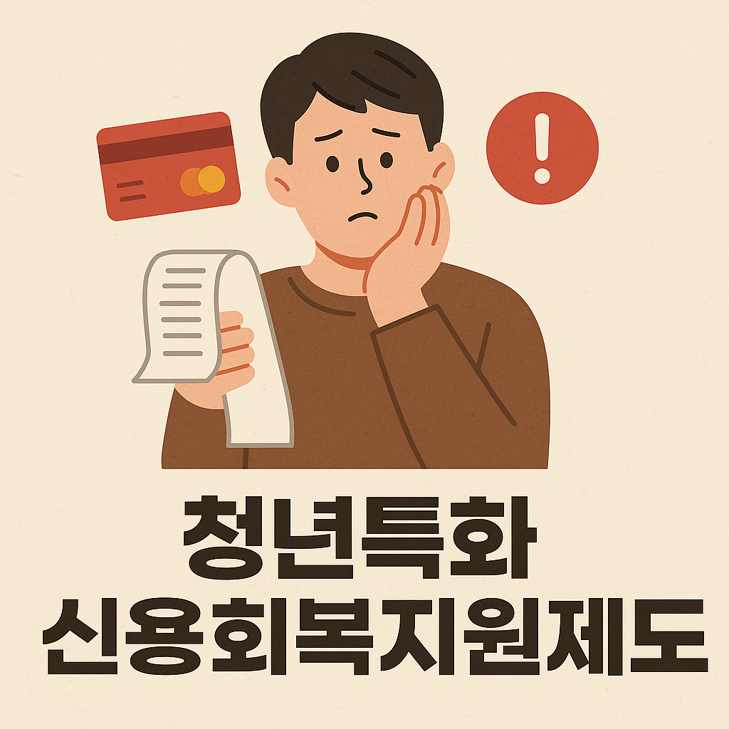 청년특화 신용회복지원제도 포스터 이미지