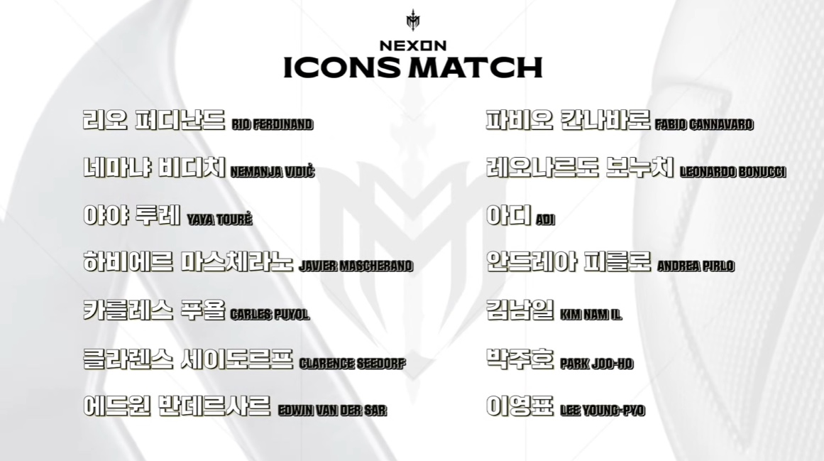 참여 선수 라인업