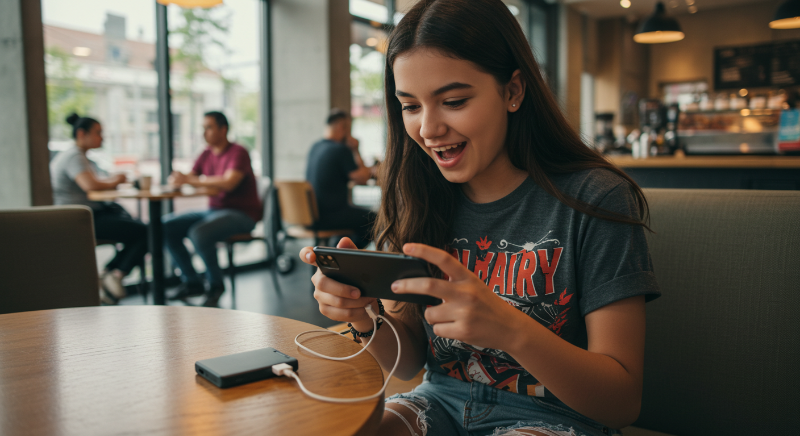 충전 중 사용&amp;#44; 영상이나 게임은 피하세요