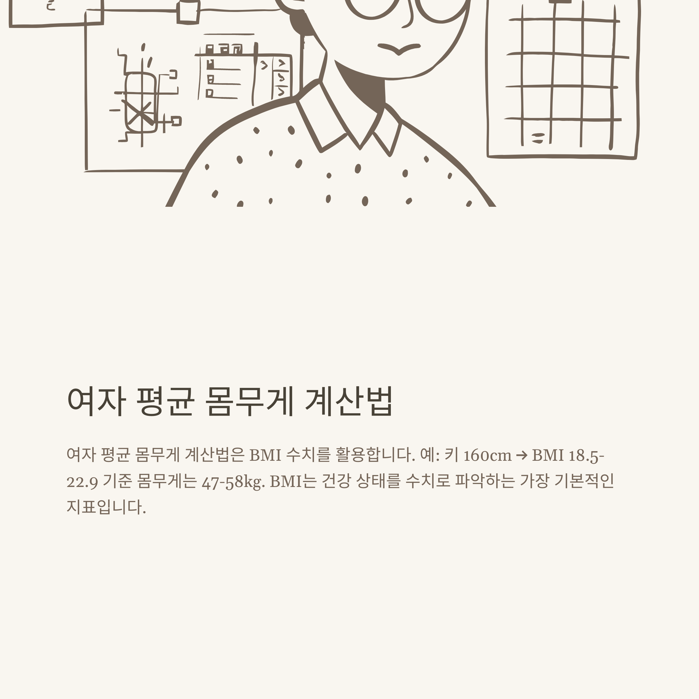 여자 평균 몸무게 키&middot;나이별 기준표｜중1&middot;초등&middot;160cm&middot;163cm 통계까지 완전정리7