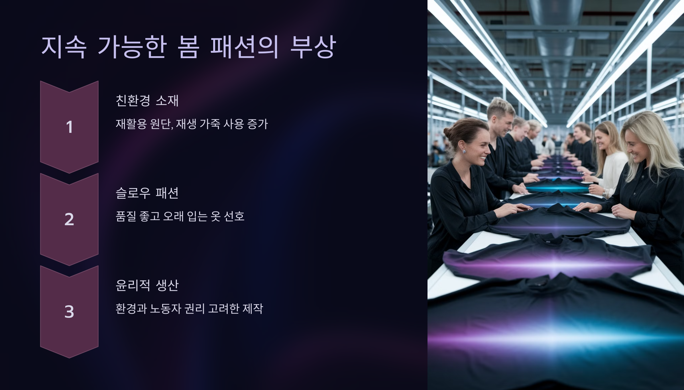 지속 가능한 봄 패션의 부상