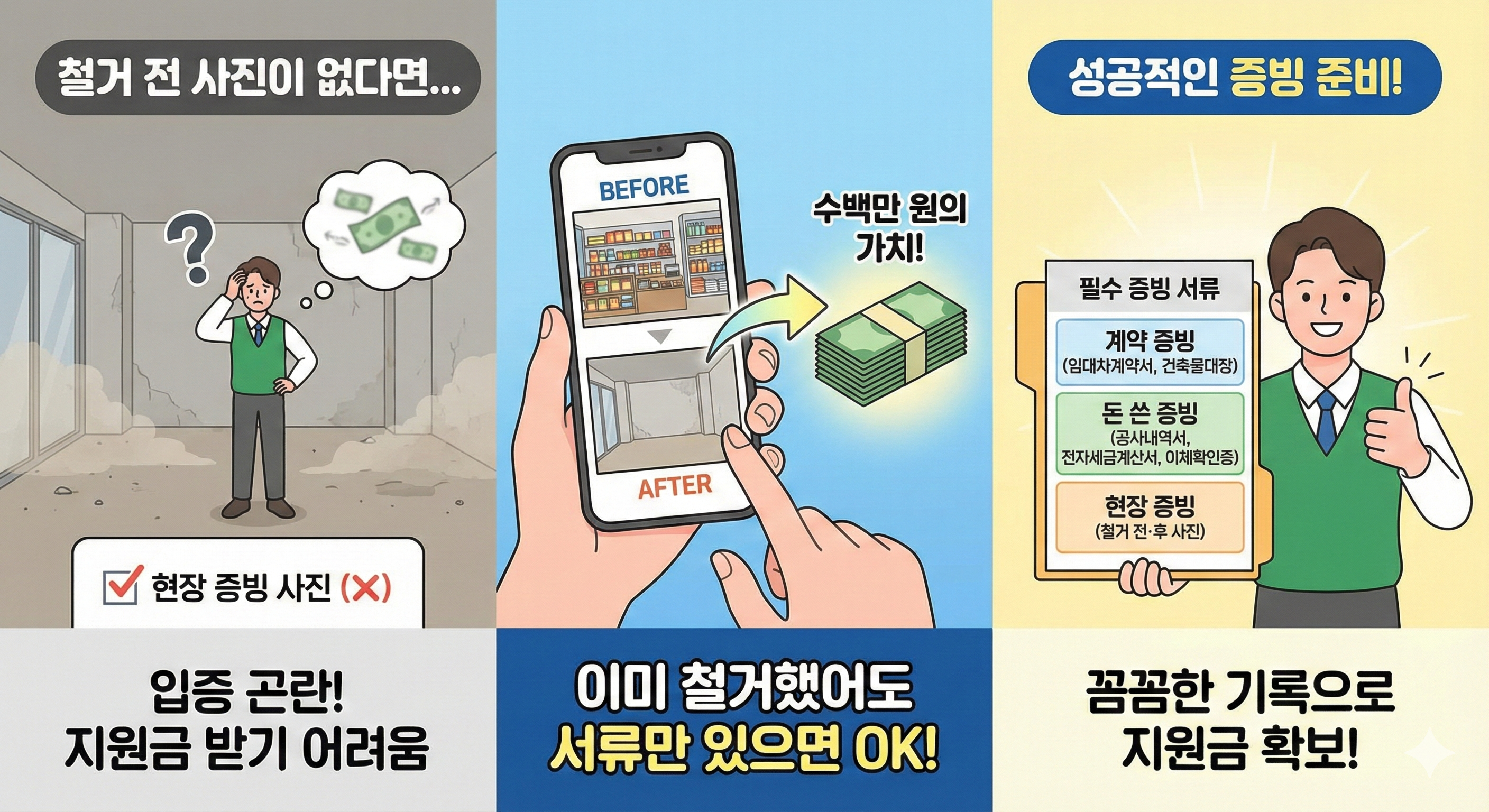 서류 준비 주의사항