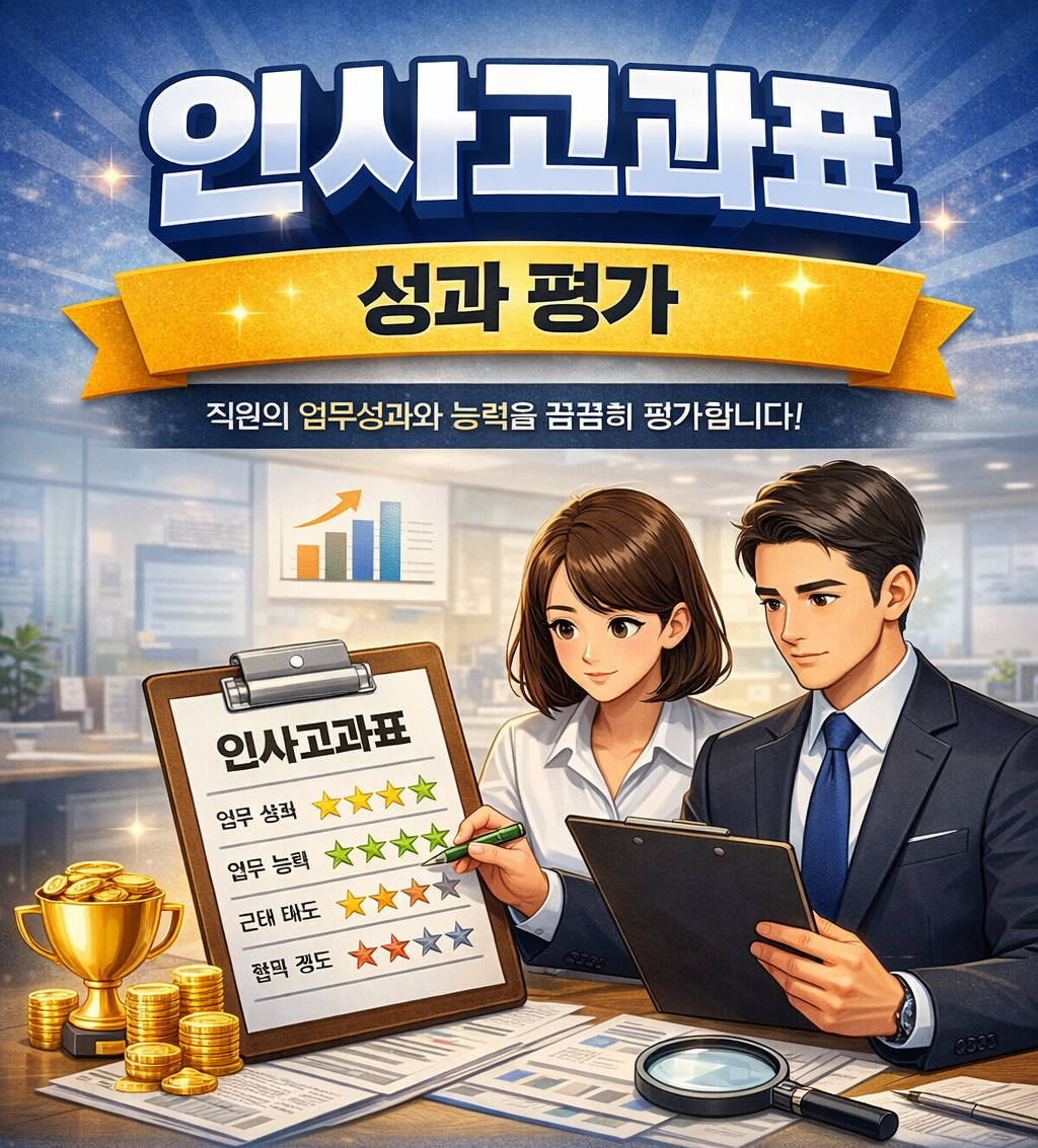 인사고과표 다운 엑셀