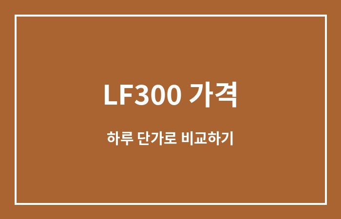LF300 가격