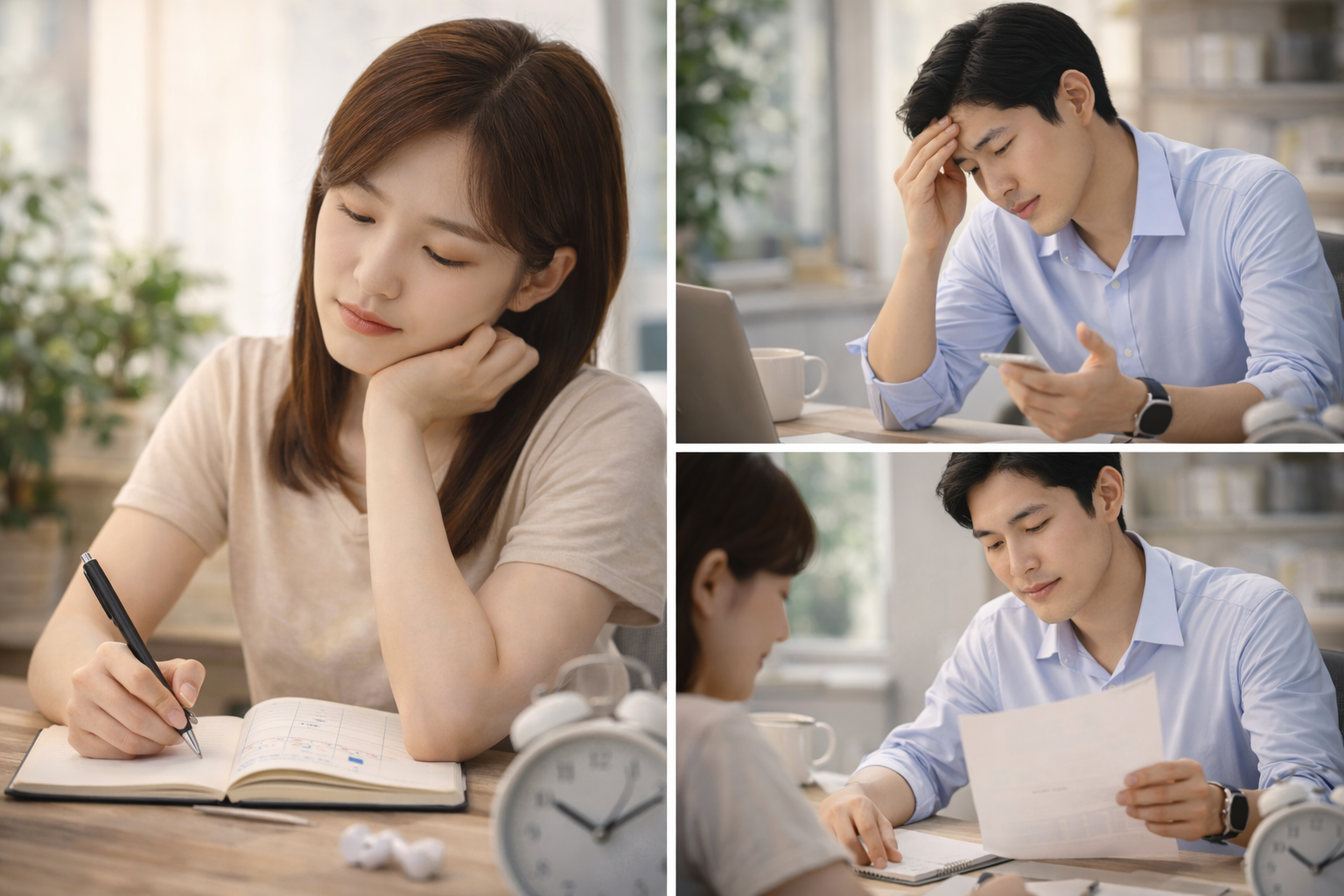 하루 생활 패턴 점검하기 관련 이미지