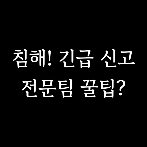 에이닷 서비스 보안 침해 신고: 전문..
