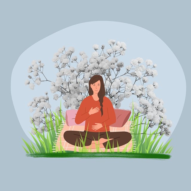 여성이-호흡-하는-사진