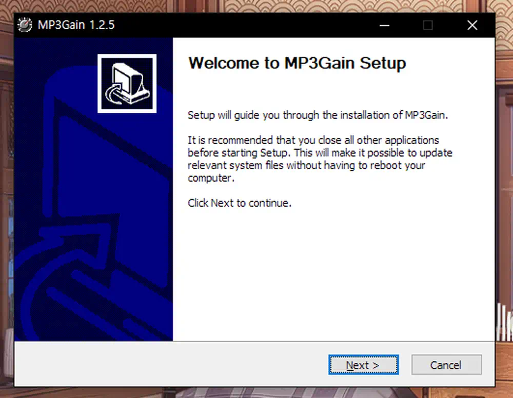 MP3Gain 설치하기