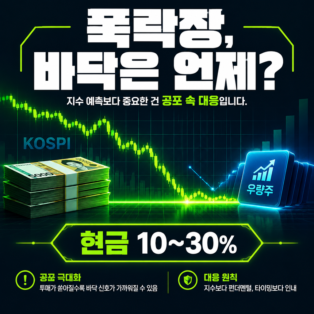 폭락장, 바닥은 언제?