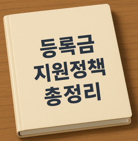 등록금 지원정책 총정리