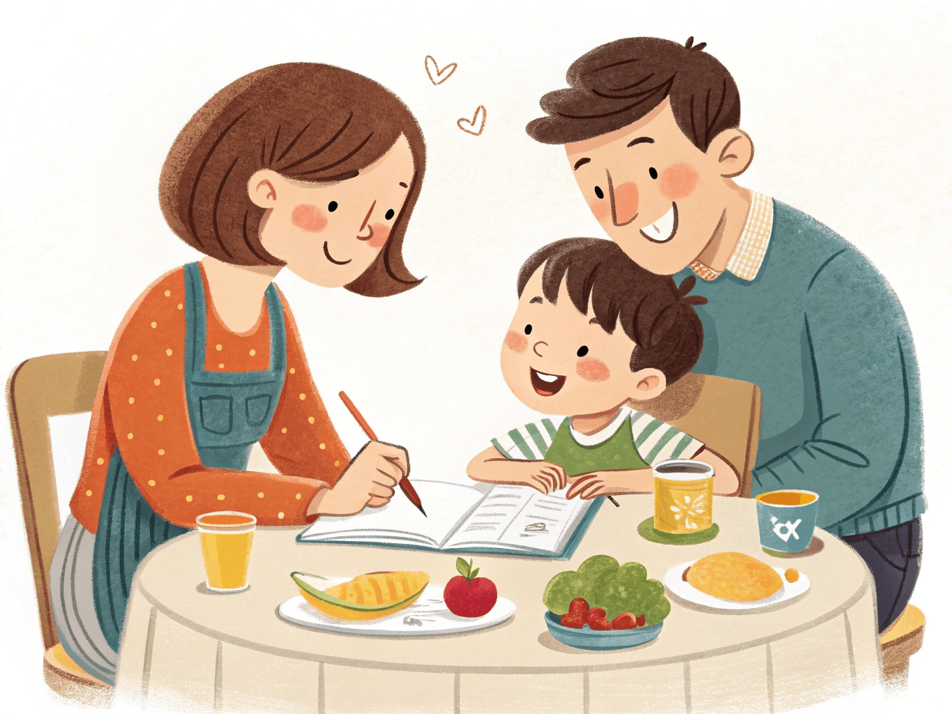 가족과 대화시간, 집에서 매일 실천