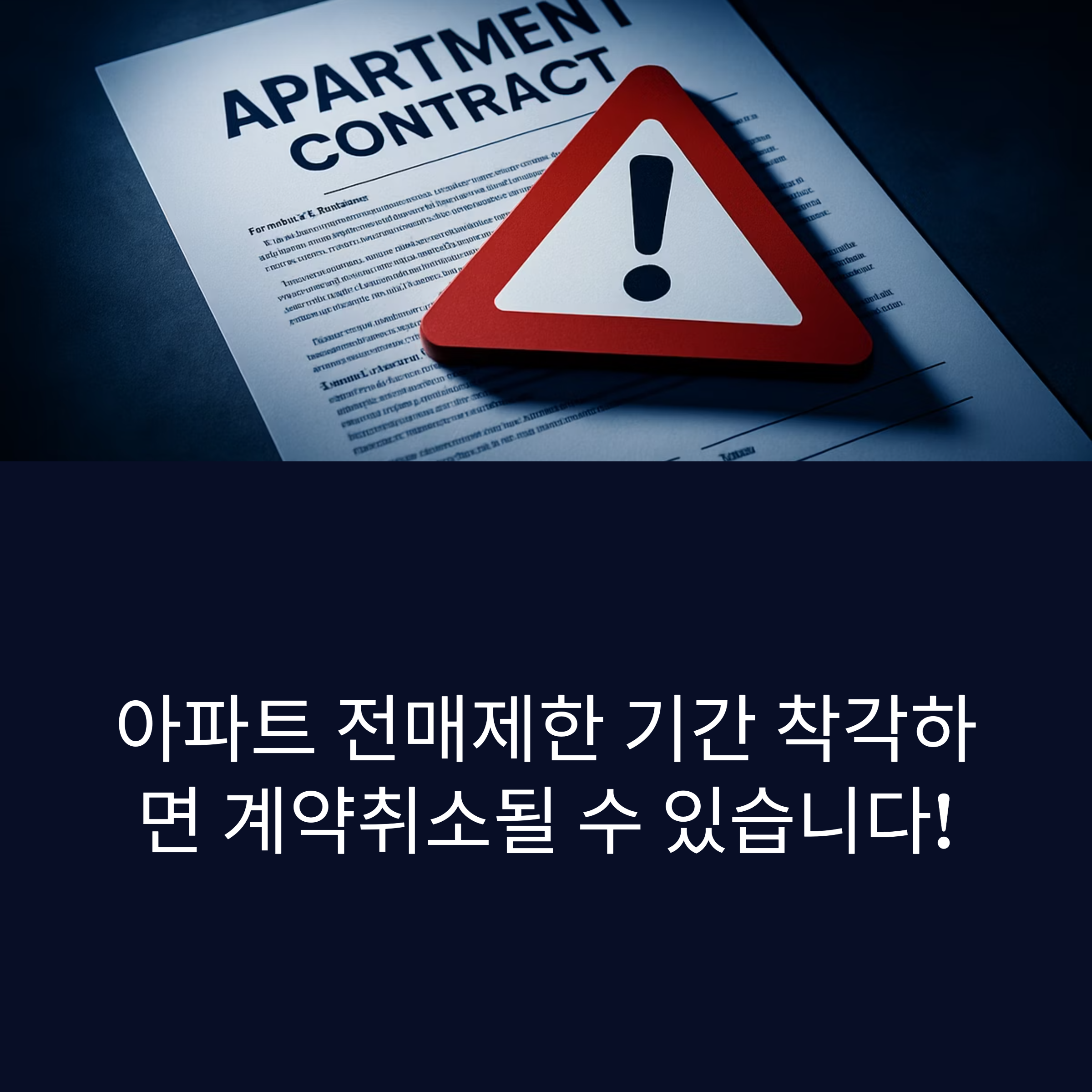 아파트 전매제한