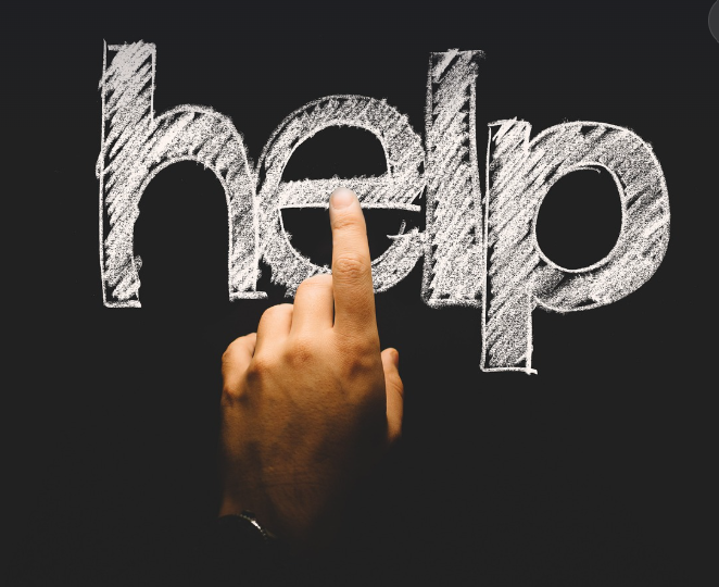 어려울 떄 도움을 청하세요