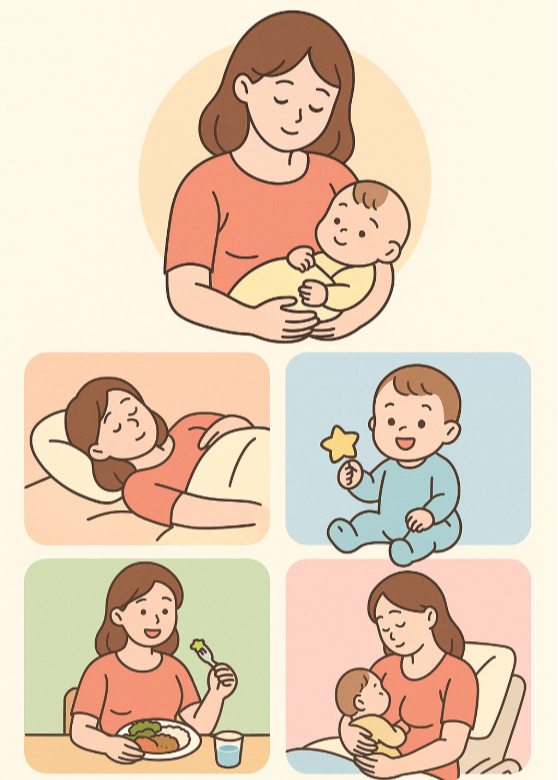 산후 100일 관련 사진